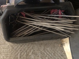 Electrodes 450mm long with 4mm pins for ActEle1 connection