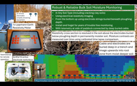 ERT cable for direct burial – clustered takeouts