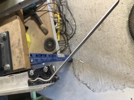 Spring clip electrode bending jig