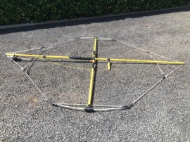 Drone suspended receiver loops with terrestrial fixed loop