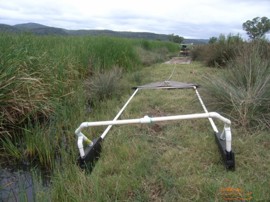 Towed floppy loop for orchards