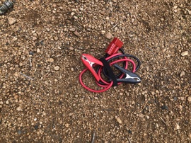 Hand laid large loop connector