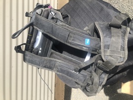 AgTEM backpack for loop support and/or receiver