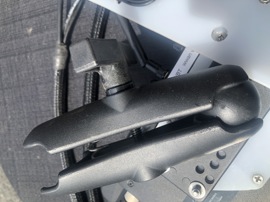 AgTEM touchscreen RAM mount