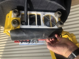 AgTEM transmitter Rain flap and vent hole