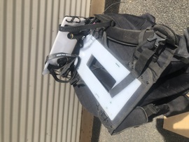 AgTEM backpack for transmitter