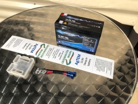 Battery wrapper 7 A.hr 12.8V