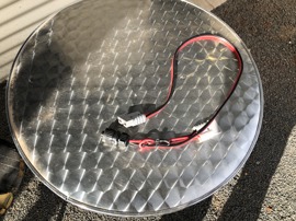 7 Amp.hour 12.8V battery pair connector cable.