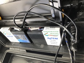 Two 12AmpHour receiver batteries