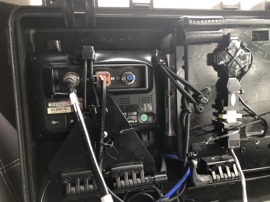 Receiver and computer foldaway design