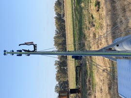 Float trailer gantry track