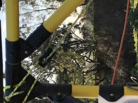 Wallaby boom retraction rigging