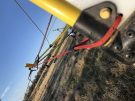 Wallaby front side boom precision taught restraint