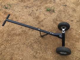 Wallaby tow ball hand dolly trolley