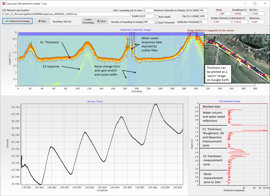 Full waveform sonar Sludge detection