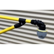 Exel System30 Pulltruded fibreglass radar sensor mount for offset from walkways (no rust)